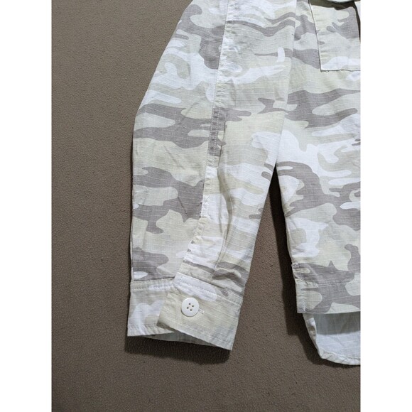 Sanctuary Women's Camo military style shirt jacket shacket neutral XL - Picture 6 of 9